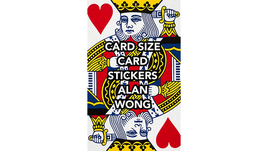 POKER Size Card Stickers | Alan Wong