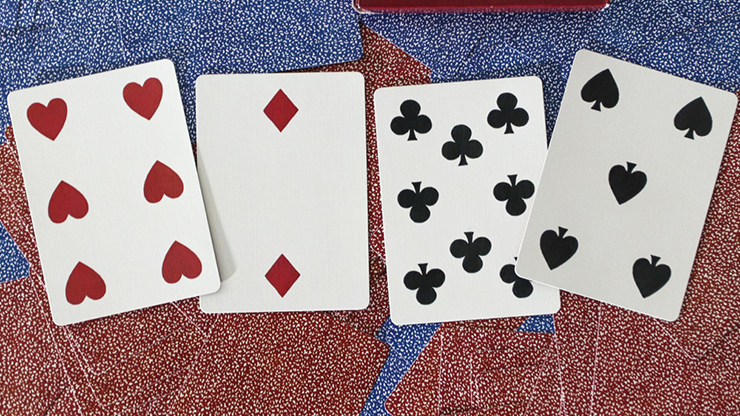 Limited Late 19th Century Square Faro Gilded (Blue) Playing Cards