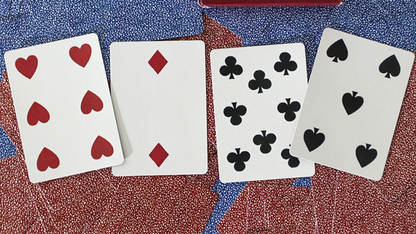 Limited Late 19th Century Square Faro Gilded (Blue) Playing Cards