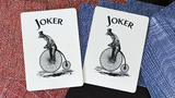 Limited Late 19th Century Square Faro Gilded (Blue) Playing Cards