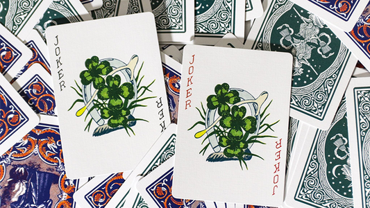 Limited Edition Ye Witches' Silver Gilded Fortune Cards (2 Way Back) (TEAL BOX)