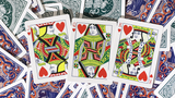 Limited Edition Ye Witches' Silver Gilded Fortune Cards (2 Way Back) (TEAL BOX)