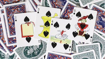 Limited Edition Ye Witches' Silver Gilded Fortune Cards (2 Way Back) (TEAL BOX)