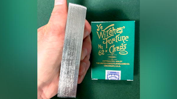 Limited Edition Ye Witches' Silver Gilded Fortune Cards (2 Way Back) (TEAL BOX)
