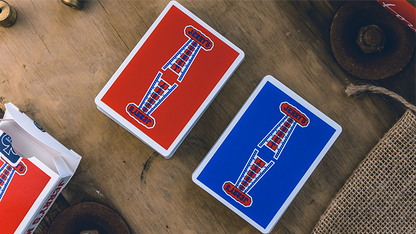 Modern Feel Jerry's Nuggets Gaff (Blue and Red) Playing Cards 
