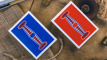 Modern Feel Jerry's Nuggets Gaff (Blue and Red) Playing Cards 