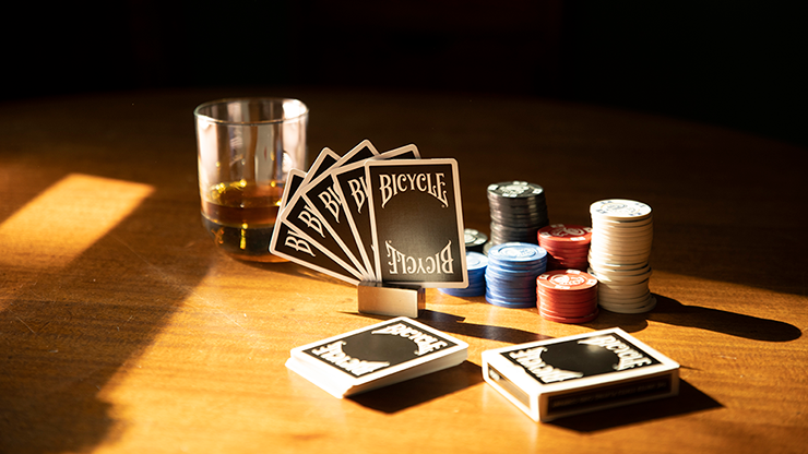 Bicycle Insignia Back (Black) Playing Cards