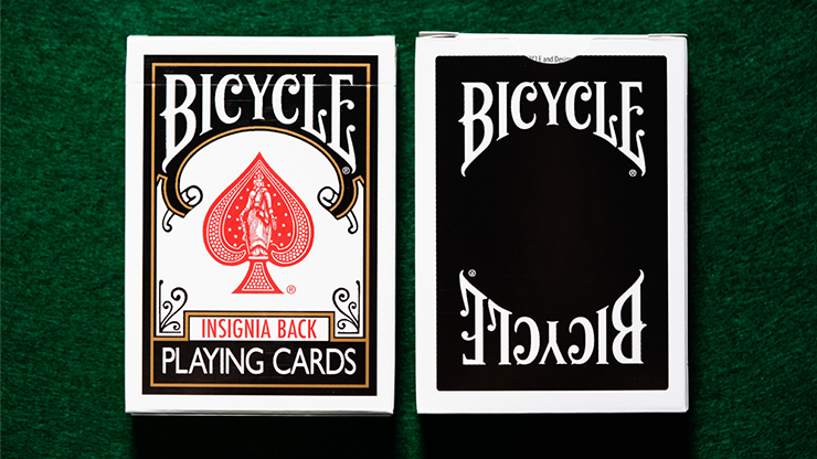 Bicycle Insignia Back (Black) Playing Cards