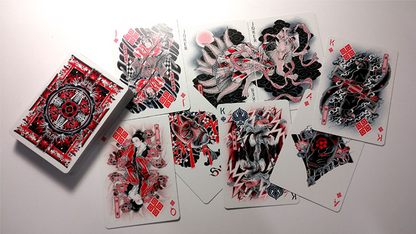 Sumi Kitsune Tale Teller (Craft Letterpressed Tuck) Playing Cards | Card Experiment