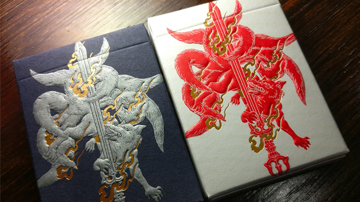 Sumi Kitsune Tale Teller (Craft Letterpressed Tuck) Playing Cards | Card Experiment