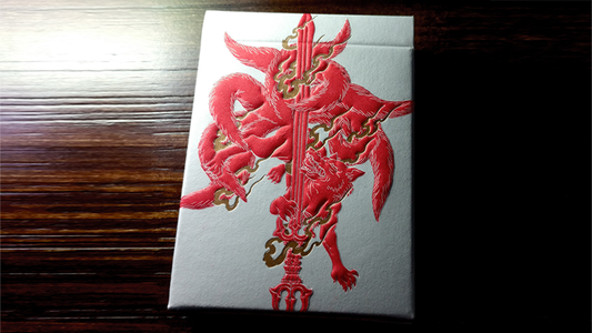 Sumi Kitsune Tale Teller (Craft Letterpressed Tuck) Playing Cards | Card Experiment