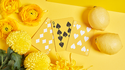 Keep Smiling Pearl Gold V2 Playing Cards | BOCOPO