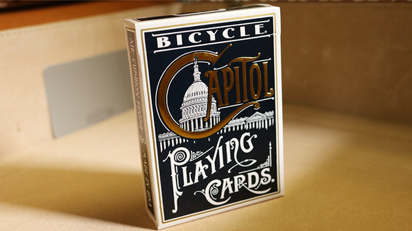 Bicycle Capitol (Navy Blue) Playing Cards