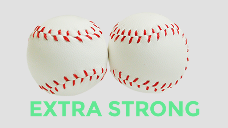 Strong Chop Cup Balls White Leather (Set of 2) | Leo Smetsers