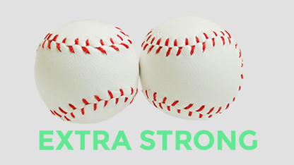 Strong Chop Cup Balls White Leather (Set of 2) | Leo Smetsers