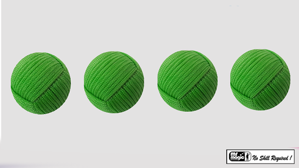 Rope Balls 1 inch / Set of 4 (Green) | Mr. Magic