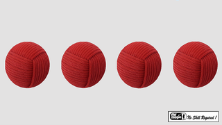 Rope Balls 1 inch / Set of 4 (Red) | Mr. Magic