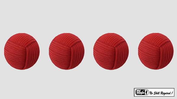 Rope Balls 1 inch / Set of 4 (Red) | Mr. Magic