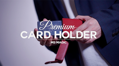 MAZE Leather Card Case (Blue) | Bond Lee 