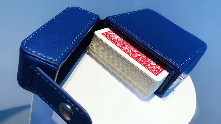 MAZE Leather Card Case (Blue) | Bond Lee 
