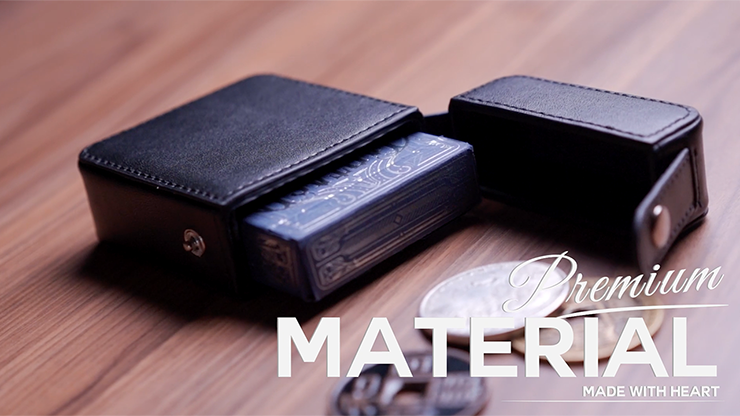 MAZE Leather Card Case (Black) | Bond Lee 