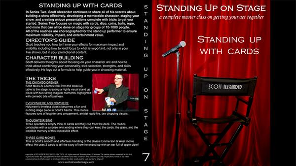 Standing Up On Stage Vol. 7 Cards | Scott Alexander - (DVD)