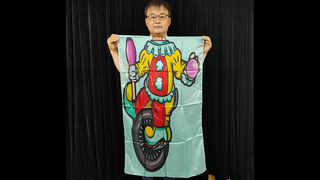 Character Silk (Clown) 90cm x 110cm | JL Magic