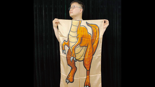 Character Silk (Dinosaur) 90cm x 110cm | JL Magic
