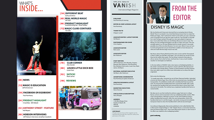 Vanish Magazine #45 - (Download)