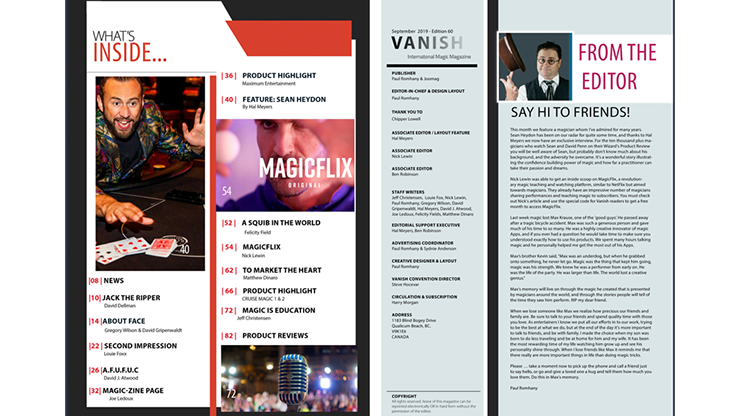 Vanish Magazine #62 - (Download)