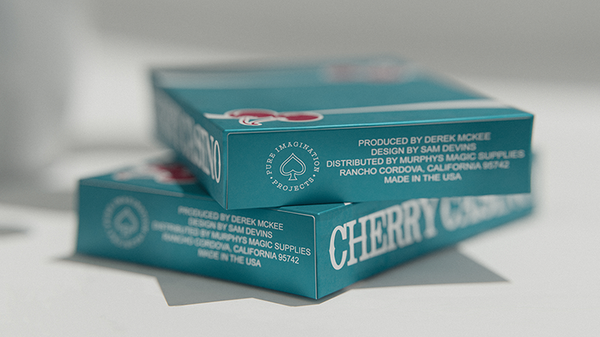 Cherry Casino (Tropicana Teal) Playing Cards | Pure Imagination Projects