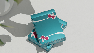 Cherry Casino (Tropicana Teal) Playing Cards | Pure Imagination Projects
