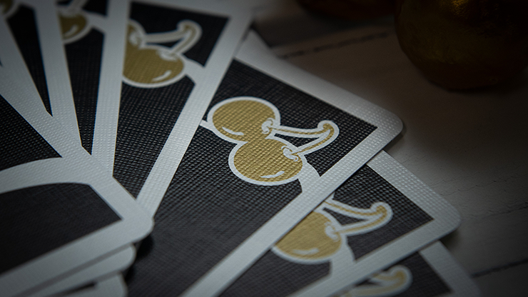 Limited Edition Cherry Casino (Monte Carlo Black and Gold) Numbered Seals Playing Cards | Pure Imagination Projects 