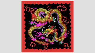 Rice Picture Silk 90cm (Imperial Dragon) | Silk King Studios