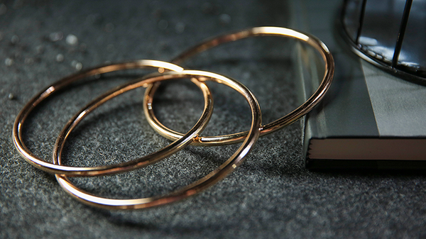 10cm Linking Rings (Gold) | TCC
