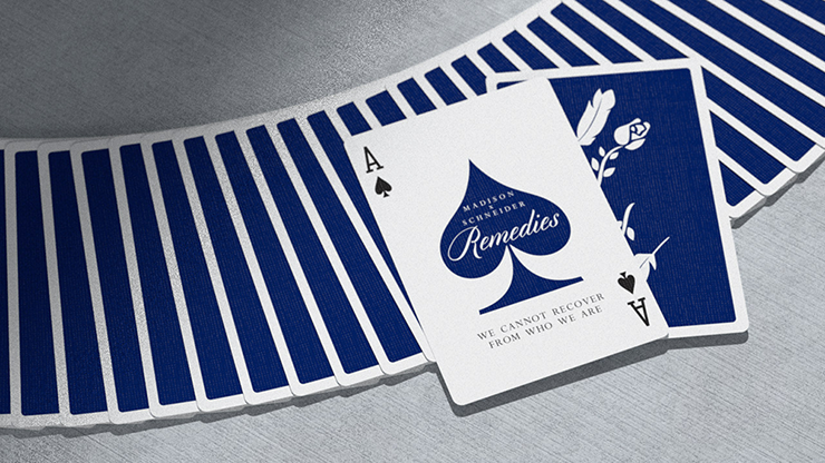 Royal Blue Remedies Playing Cards | Madison x Schneider 