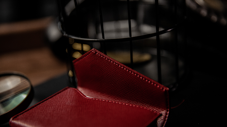 Luxury Leather Playing Card Carrier (red) | TCC