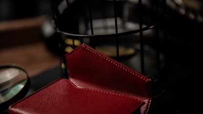 Luxury Leather Playing Card Carrier (red) | TCC
