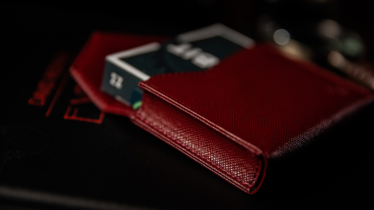 Luxury Leather Playing Card Carrier (red) | TCC