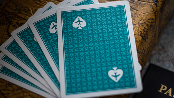 Lounge Edition in Terminal Teal | Jetsetter Playing Cards
