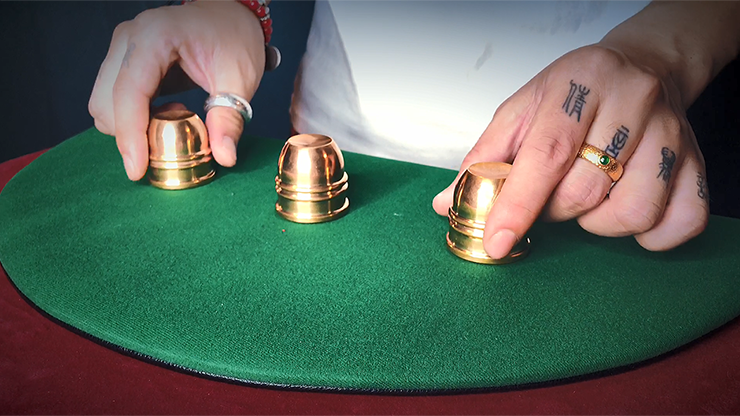 Unreal Cups and Balls (Mini, Brass) | Secret Factory 