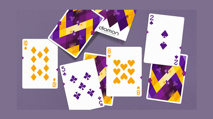 Diamon Playing Cards N° 14 Purple Star Playing Cards | Dutch Card House Company