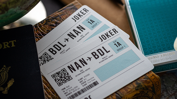 Limited Edition Lounge  in Terminal Teal | Jetsetter Playing Cards