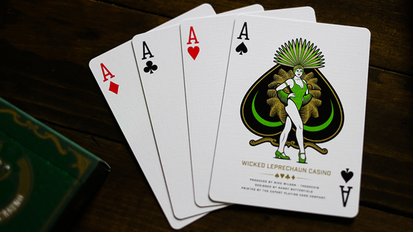 Slot Playing Cards (Wicked Leprechaun Edition) | Midnight Cards