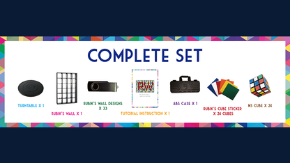 RUBIKS WALL Complete Set | Bond Lee 