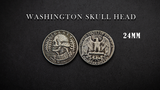 WASHINGTON SKULL HEAD COIN | Men Zi