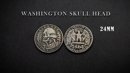 WASHINGTON SKULL HEAD COIN | Men Zi