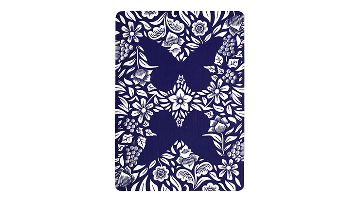 Butterfly Playing Cards Marked (blue) 3rd Edition | Ondrej Psenicka