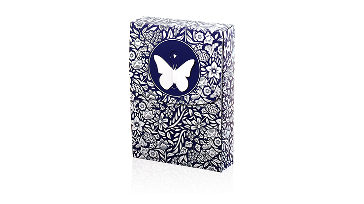 Butterfly Playing Cards Marked (blue) 3rd Edition | Ondrej Psenicka