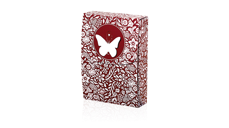Butterfly Playing Cards Marked (red) 3rd Edition | Ondrej Psenicka